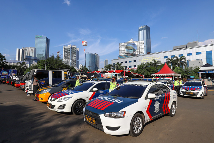 Apel Aman Nusa II Penanganan Covid-19 di Polda Metro Jaya, Jumat (2/7/2021).