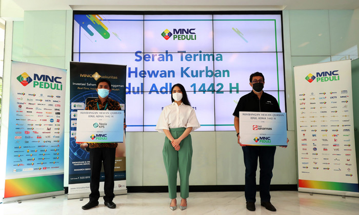MNC Group melalui MNC Peduli mengajak mitra kerja dan unit usaha MNC Group untuk mendonasikan hewan kurban berupa sapi dan domba.
