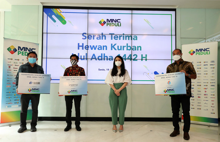 MNC Group melalui MNC Peduli mengajak mitra kerja dan unit usaha MNC Group untuk mendonasikan hewan kurban berupa sapi dan domba.