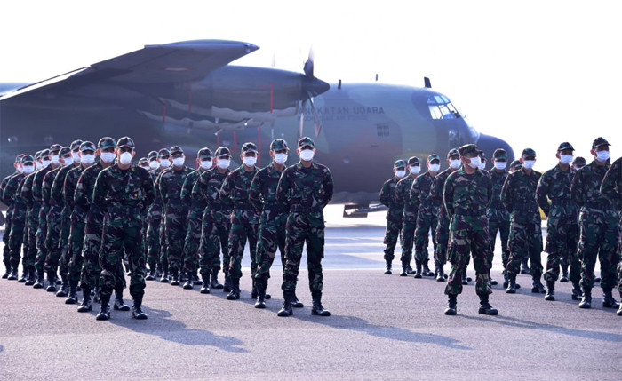 Panglima TNI menepati janjinya lagi dengan mengirimkan 122 Nakes dari Prajurit Siswa Pa PK TNI Khusus Tenaga Kesehatan untuk ditempatkan di 5 wilayah DIY.