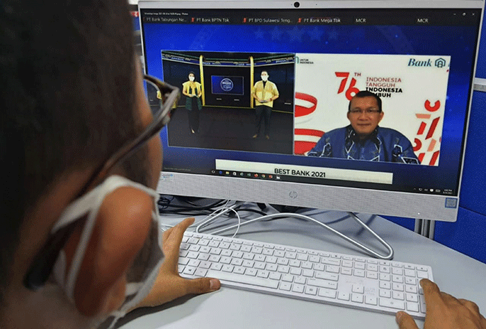 BTN menerima penghargaan sebagai Bank Terbaik 2021 pada ajang Best Bank Award 2021 di Jakarta, Selasa (24/8/2021).