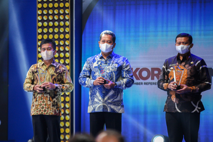 Malam inagurasi di MNC Coference Hall, iNews Tower lantai 3, Kebon Sirih, Jakarta Pusat, Kamis (9/9/2021).