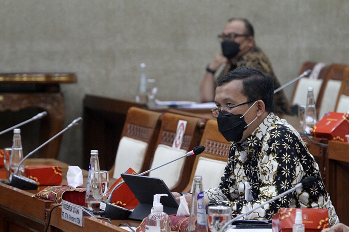 Rapat Dengar Pendapat (RDP) bersama Komisi VI Dewan Perwakilan Rakyat (DPR) RI di Jakarta, Kamis (9/9/2021).