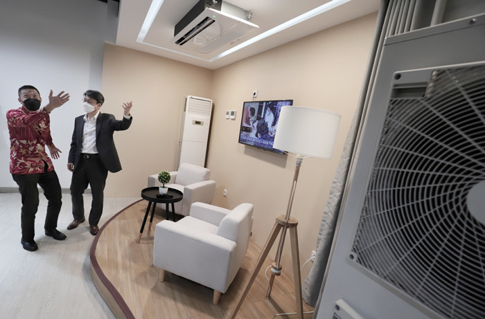 Peresmian LG Air Conditioning Academy di Jakarta, Kamis (16/9/2021).