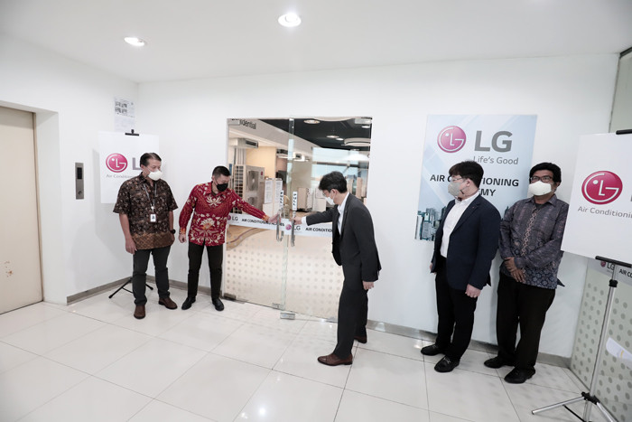 Peresmian LG Air Conditioning Academy di Jakarta, Kamis (16/9/2021).