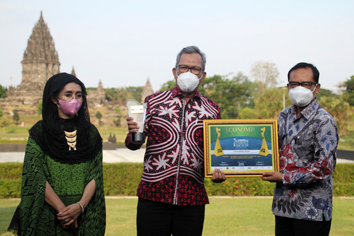 Penganugerahan Indonesia Human Capital Award 2021 di Prambanan, Yogyakarta, Jumat (17/9/2021).