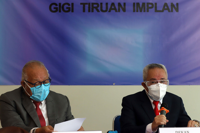 Program Pelatihan Profesionalisme Dental Implan Terstruktur (PPDIT) di Jakarta, Sabtu (25/9/2021).