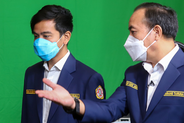 Syukuran HUT Karang Taruna ke-61 dan doa lintas agama untuk nusantara di Jakarta, Minggu, (26/9/2021).