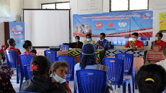 Program ini bertujuan untuk menyiapkan anak-anak Indonesia menjadi Generasi Maju melalui penyediaan akses nutrisi yang merata di Nusa Tenggara Timur.