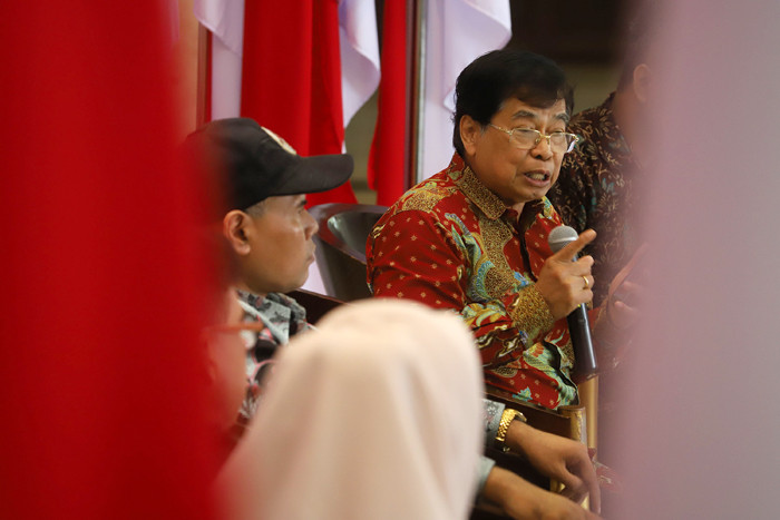 Dialog Kebangsaan di Lobby Gedung DPD, Kompleks Parlemen MPR/DPR-DPD, Senayan, Jakarta, Rabu (29/9/2021).