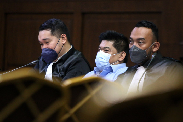 Terpidana seumur hidup Heru Hidayat dalam kasus korupsi Jiwasraya menjalani kembali sidang di Pengadilan Tipikor, Jakarta, Rabu (29/9/2021).