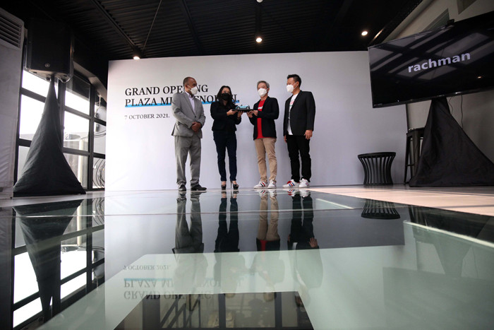 Peresmian Plaza MINI Senopati, Kebayoran Baru, Jakarta Selatan, Kamis (7/10/2021).