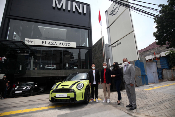 Peresmian Plaza MINI Senopati, Kebayoran Baru, Jakarta Selatan, Kamis (7/10/2021).