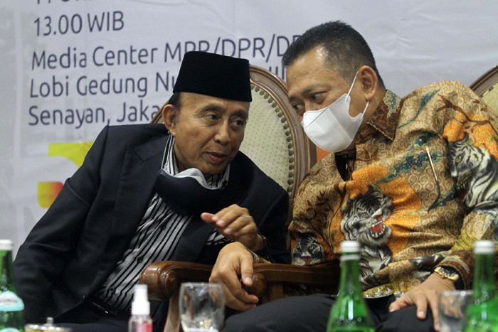 Focus Group Discussion MPR di Media Center, Kompleks Parleme Senayan, Jakartra, Senin (11/10/2021).