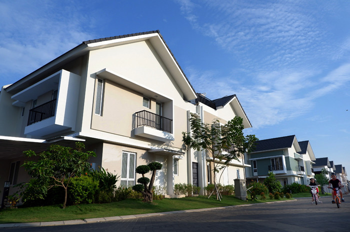 Kawasan perumahan di Summarecon Mutiara Makassar, Selasa (12/10/2021).