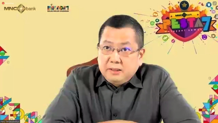 Perayaan HUT ke-7 dengan tema Pesta 7 bersama melayani semua, MNC Bank terus berkomitmen menjadi salah satu Bank Digital di Indonesia, Jumat (15/10/2021).