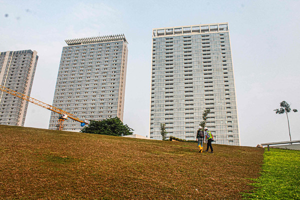 Wajah baru Taman Ismail Marzuki (TIM), Jakarta Pusat, setelah dilakukan revitalisasi, Kamis (14/10/2021).