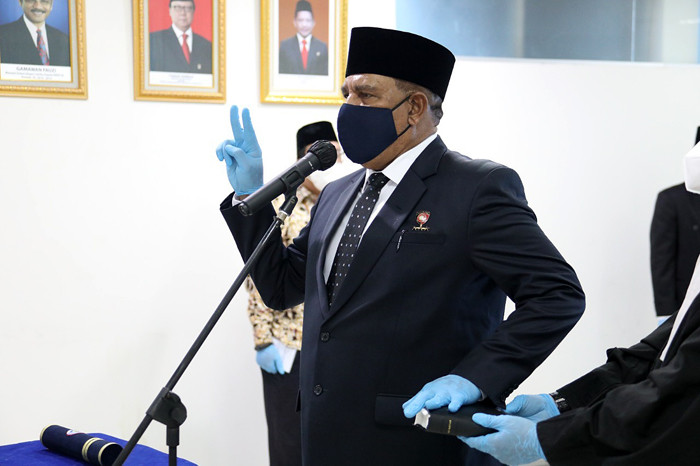 Pelantikan dilaksanakan di Kantor BNPP, Jakarta Pusat, pada Kamis (21/10/2021).