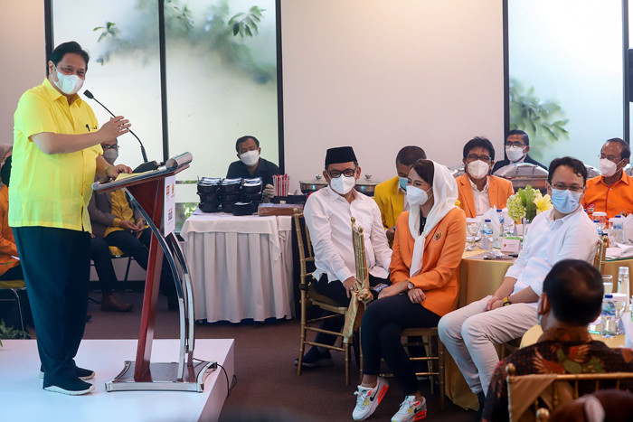Peresmian Markas Baru MKGR di Bendungan Hilir, Jakarta Pusat, Minggu (24/10/2021).