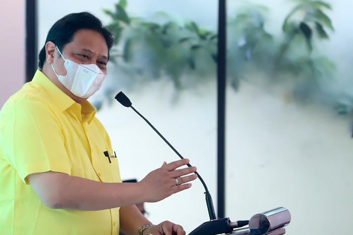 Peresmian Markas Baru MKGR di Bendungan Hilir, Jakarta Pusat, Minggu (24/10/2021).