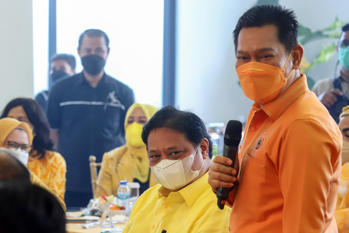 Peresmian Markas Baru MKGR di Bendungan Hilir, Jakarta Pusat, Minggu (24/10/2021).