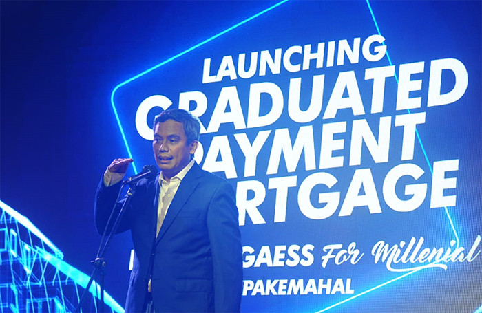 Peluncuran fitur baru KPR BTN Gaess For Millenials yaitu Graduated Payment Mortgage (GPM) di Jakarta, Kamis (28/10/2021).