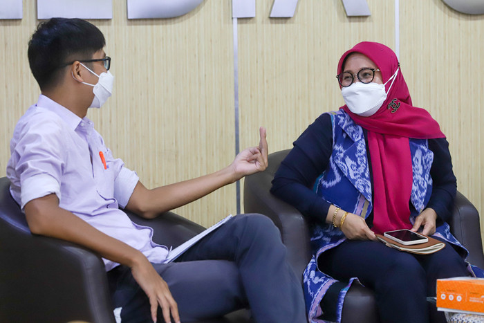 Diskusi Publik di Media Center Bawaslu RI, Jakarta, Jumat (29/10/2021).
