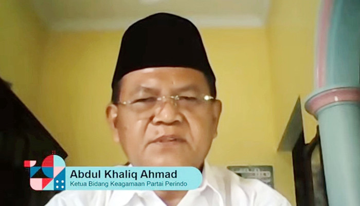 Webinar peringatan Maulid Nabi Muhammad, Jakarta, Jumat (29/10/2021).