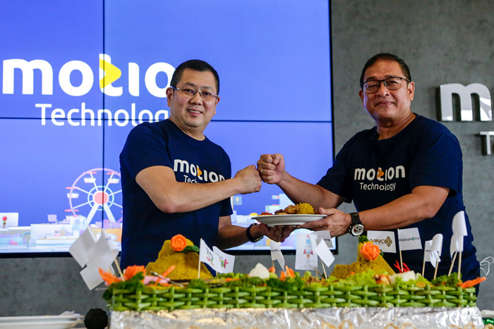 Peresmian kantor Motion Technology (MotionTech) di Gedung Financial Center, MNC Center, Kebon Sirih, Jakarta Pusat, Selasa (2/11/2021).