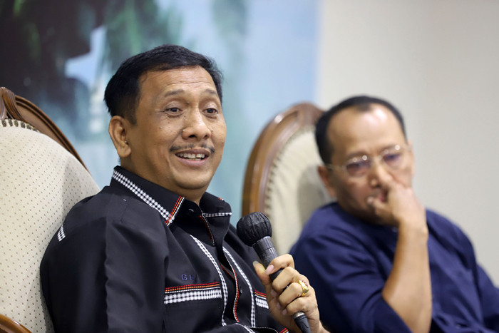 Diskusi Dialektika Demokrasi di Kompleks Parlemen MPR/DPR-DPD, Senayan, Jakarta, Kamis (4/11/2021).