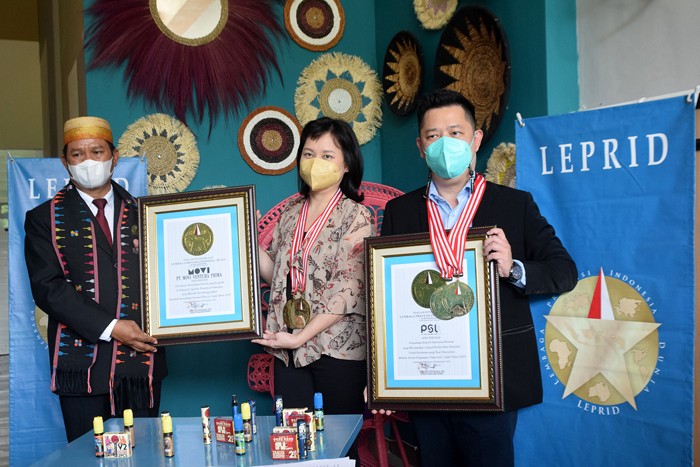 Leprid memberikan apresiasi karena hal tersebut merupakan hasil penemuan dan inovasi-inovasi yang dilakukan perusahaan Puff Sains Lab.