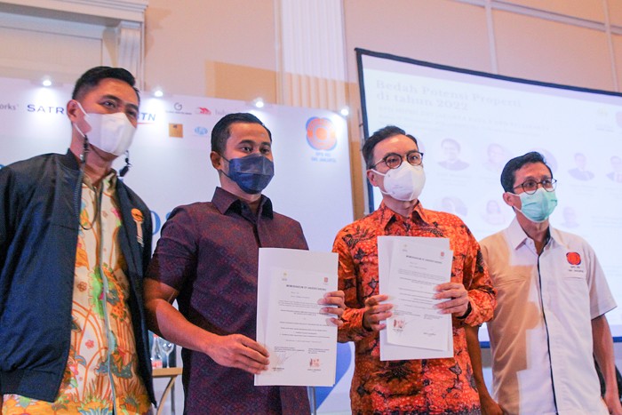 Pembukaan Bedah Potensi Properti di Tahun 2022 di Jakarta, Rabu (17/11/2021).