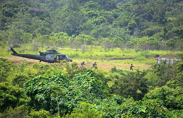 Latihan Puncak Antar Kecabangan (Latancab) TNI AD Kartika Yudha 2021 yang dilaksanakan di Pusat Latihan Tempur (Puslatpur) Kodiklatad, Martapura.