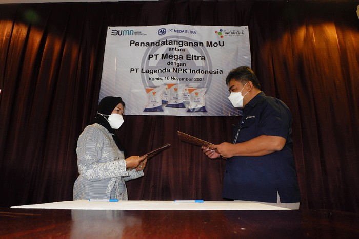 Holding PT Pupuk Indonesia (Persero) ini berkomitmen melakukan kerjasama dengan PT Lagenda NPK Indonesia.
