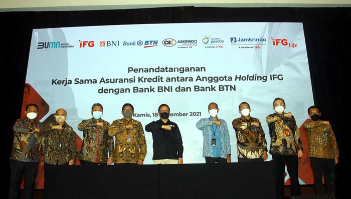 Penandatanganan perjanjian kerja sama di Jakarta, Kamis (18/11/2021).