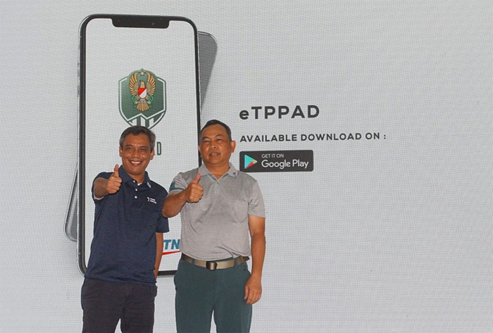 Peluncuran aplikasi e-Tabungan Perumahan Personel TNI AD (eTPPAD) di Jakarta, Minggu (21/11/2021).