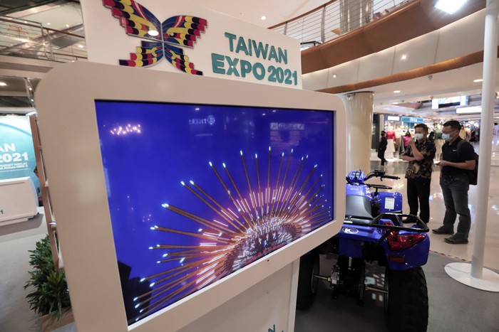 Taiwan Expo 2021 di Jakarta, Selasa (23/11/2021).