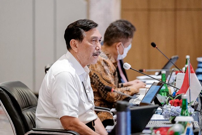 Wamenparekraf Angela Tanoesoedibjo menghadiri Rakornas Percepatan Pengembangan 5 DPSP di Jakarta, Rabu (1/12/2021).