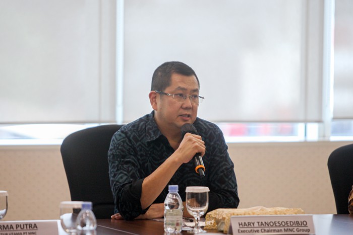 Penandatanganan perjanjian jual beli saham bersyarat PT Bhakti Coal Resources antara IATA dengan BHIT di iNews Tower, Jakarta Pusat, Rabu (1/12/2021).