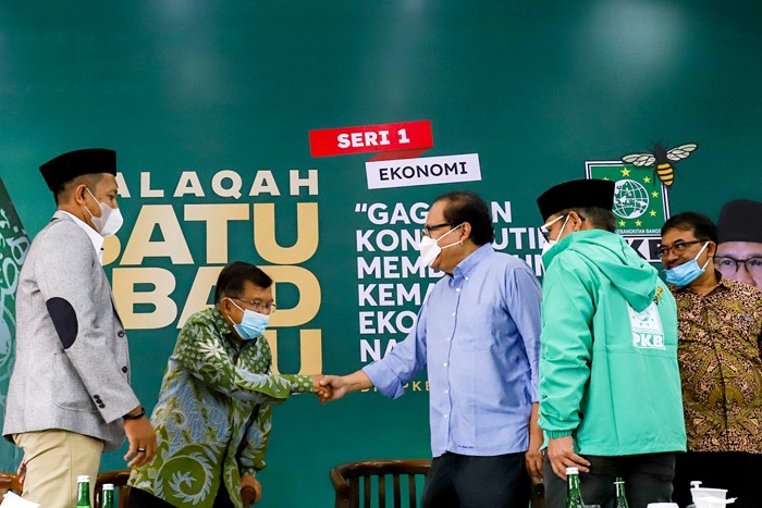 Diskusi (halaqah) jelang satu abad lahirnya organisasi Nahdlatul Ulama (NU) di Jakarta, Kamis (2/12/2021).