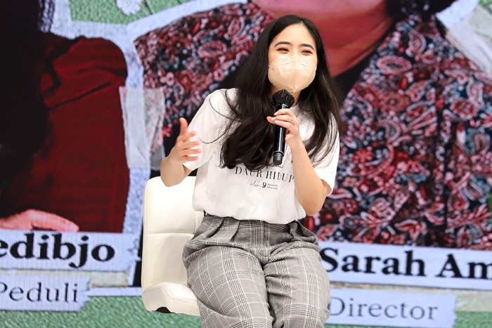 Konferensi pers Daur Hidup Festival di Jakarta Concert Hall, Kebon Sirih, Jakarta Pusat, Jumat (3/12/2021).
