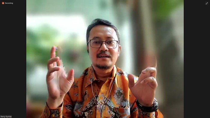 Webinar Partai Perindo dengan Tema Konvensi Rakyat : Jalan Baru Menuju Demokrasi Yang Lebih sehat, Jumat (3/12/2021).