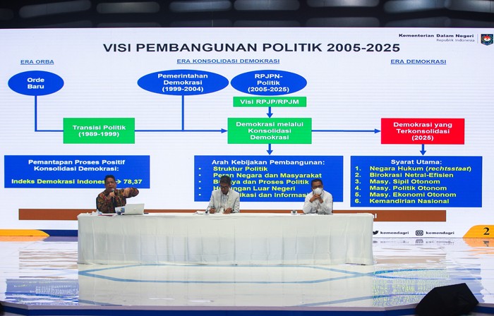Silaturahmi Nasional dan Bimbingan Teknis anggota DPRD provinsi dan kabupaten/kota Partai Perindo se-Indonesia di Jakarta Concert Hall, iNews Tower.