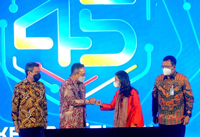 Penandatanganan Nota Kesepahaman tentang Sinergi Bisnis di sela sela HUT KPR ke 45 di Jakarta.