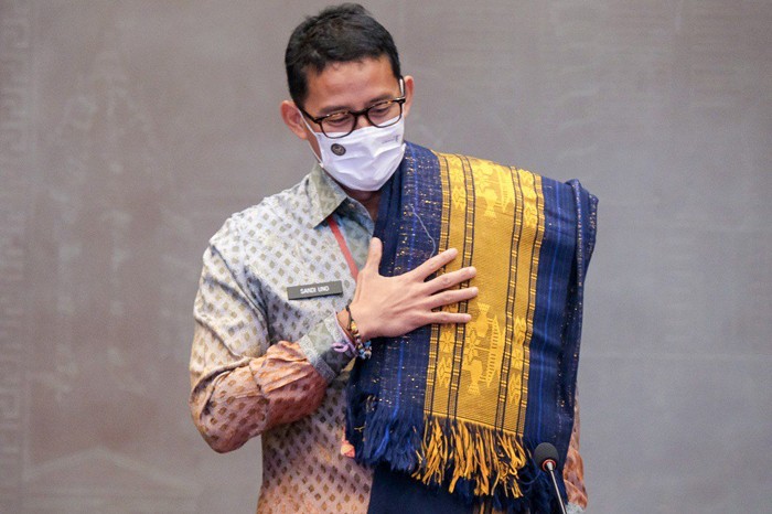 Menparekraf Sandiaga Uno, meminta 4 Kepala Daerah di Sumba Barat, Sumba Timur, Malaka, di NTT, serta Berau di Kaltim untuk mengembangkan desa wisata.