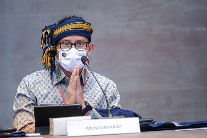 Menparekraf Sandiaga Uno, meminta 4 Kepala Daerah di Sumba Barat, Sumba Timur, Malaka, di NTT, serta Berau di Kaltim untuk mengembangkan desa wisata.