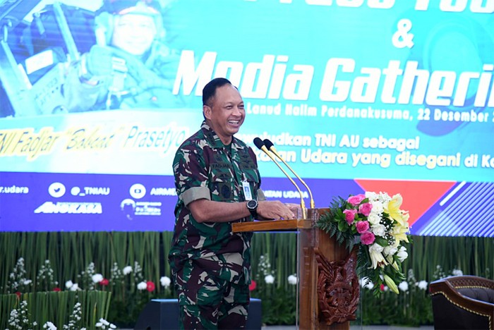 Kasau mengatakan, dengan dukungan media, TNI Angkatan Udara dapat terus memberikan pengabdian terbaiknya di tengah dinamika perkembangan lingkungan strategis.