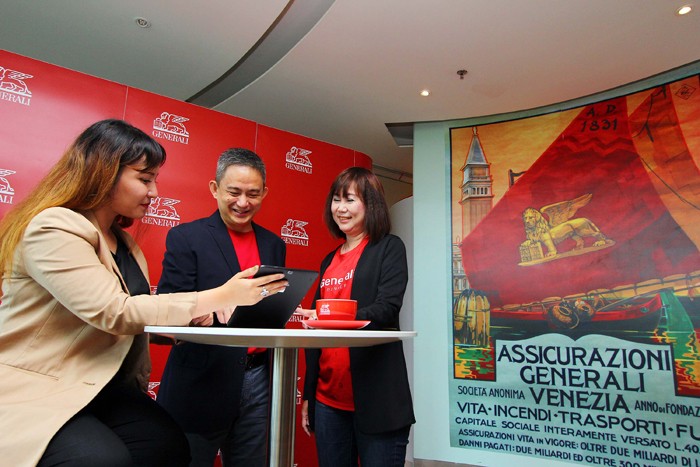 Peluncuran fitur Digital Medical Check Up yang merupakan hasil kolaborasi Generali dengan Prodia di Jakarta, Senin (27/12/2021).