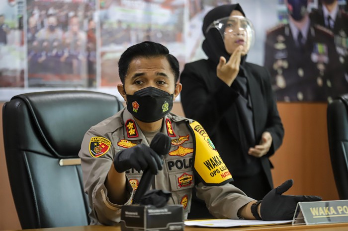 Rilis kasus Narkotika dan Psikotropika di Polres Metro Jakarta Pusat, Jumat (31/12/2021).