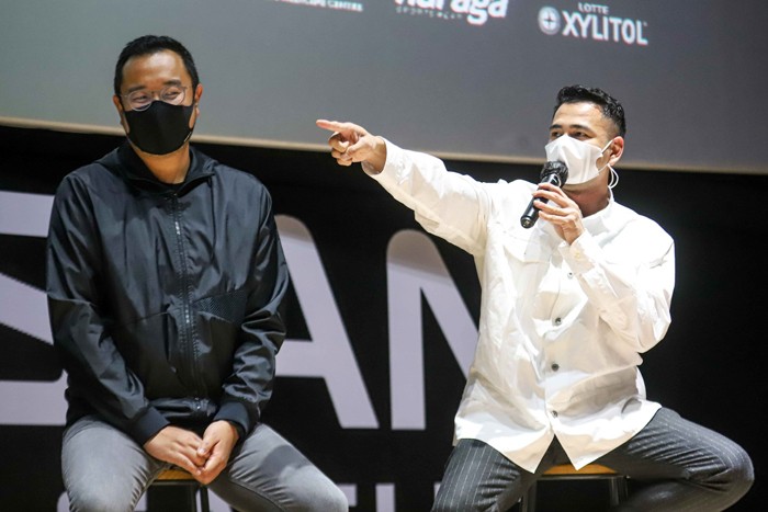 Konferensi Pers Title Season IBL Tokopedia 2022 di FX Sudirman, Jakarta Pusat, Kamis (6/1/2022).